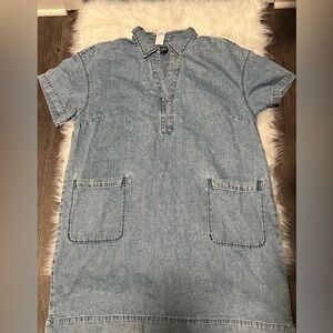 GAP Light Blue Denim Casual Shirt